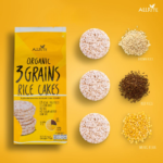Allrite 3 Grains Organic Rice Cakes, Thailand | 80g - Image 3
